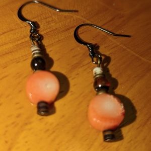Genuine Coral Earrings
